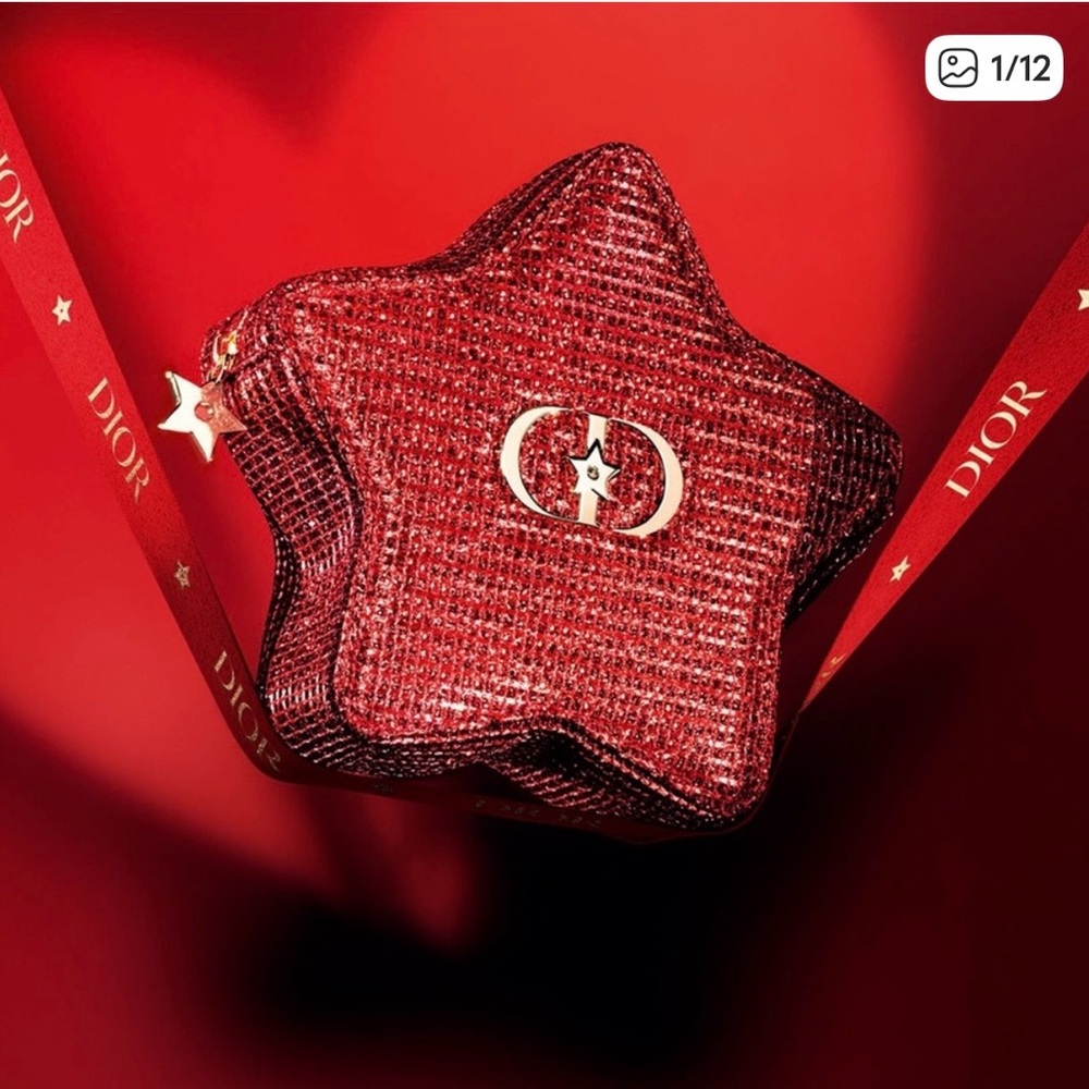 Dior exclusive lunar Red Star Makeup Bag